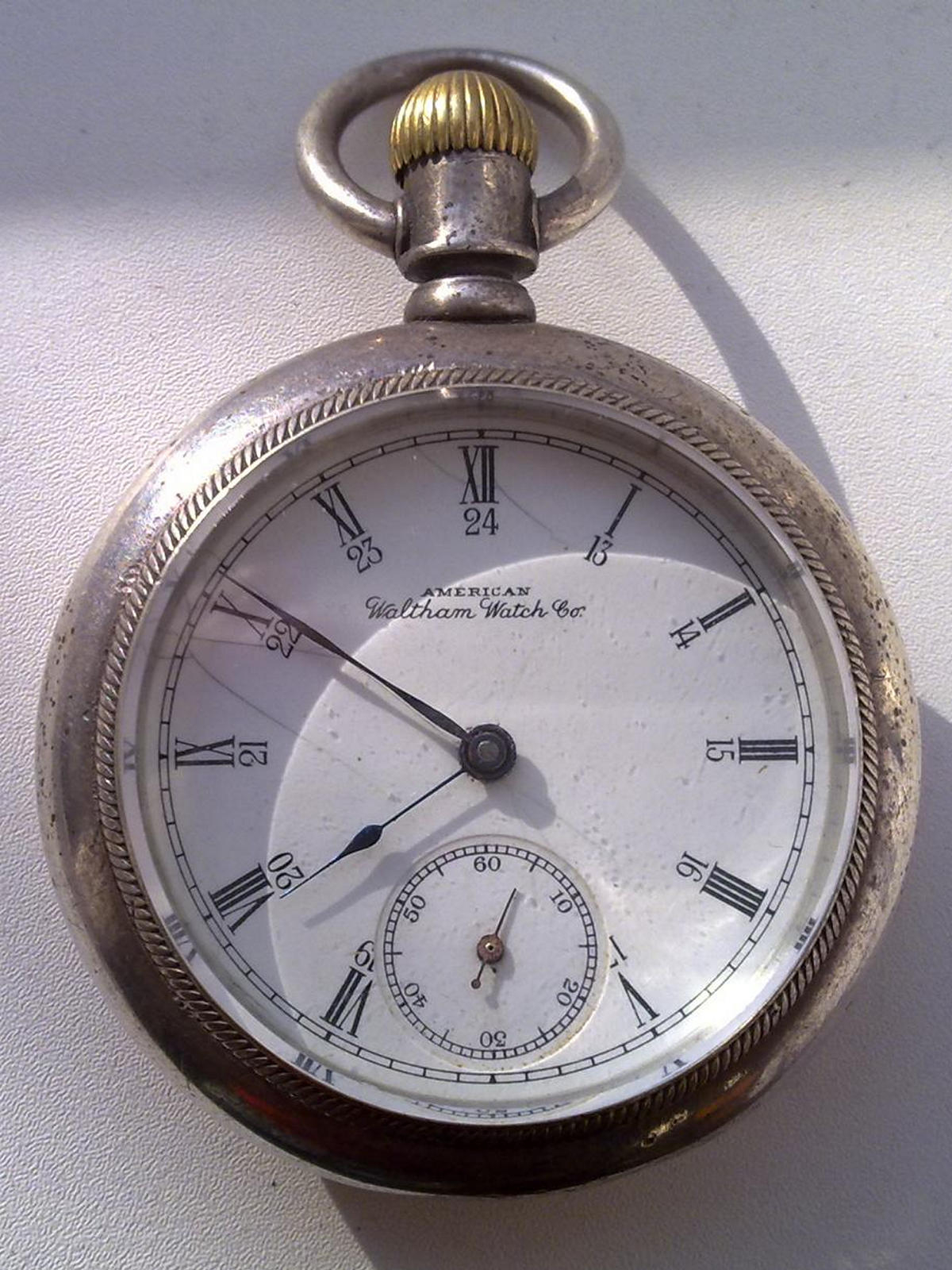 18s 7 jewels Waltham Pocket watch